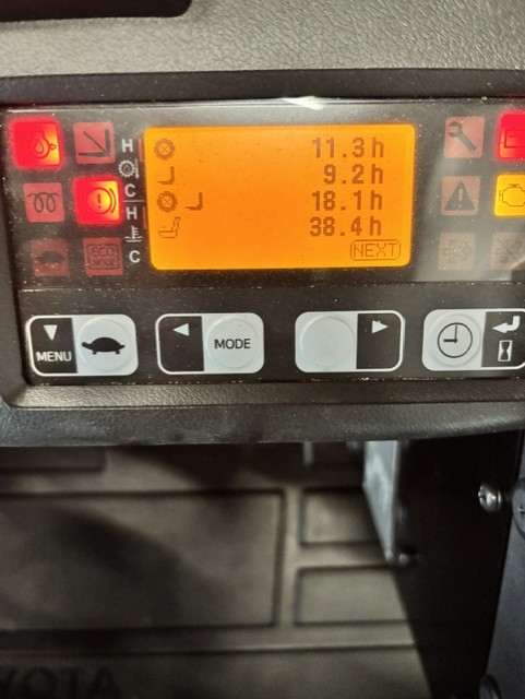 Toyota 8FG45N - Display nr 2045 - 45810-2045