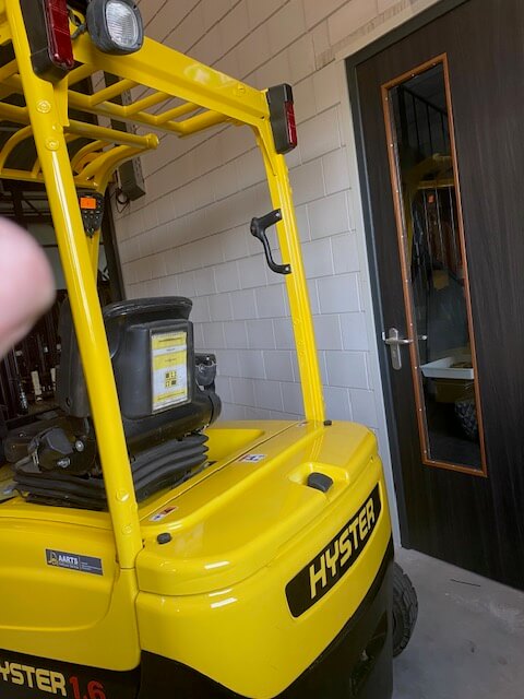 Hyster J1.6XNT | Heftruck - Hyster j16xnt achterzijde nr 744 - 1001096-744