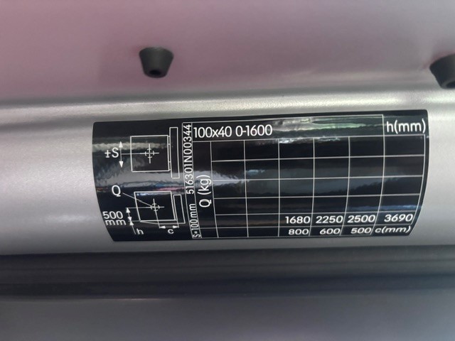 Still RX60-25 | Heftruck - Typeplaat capaciteit - 100781-2021